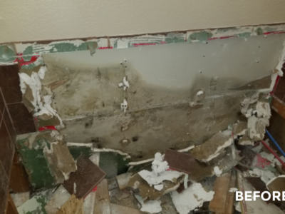 How to Avoid Bathroom Water Damage - Tile Behind Shower and Tub - Phoenix AZ