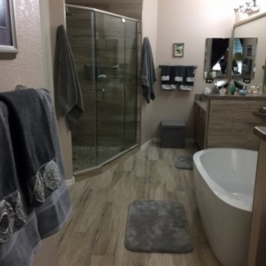 Full bathroom remodel, After picture, Scottsdale AZ, Insurance Claim