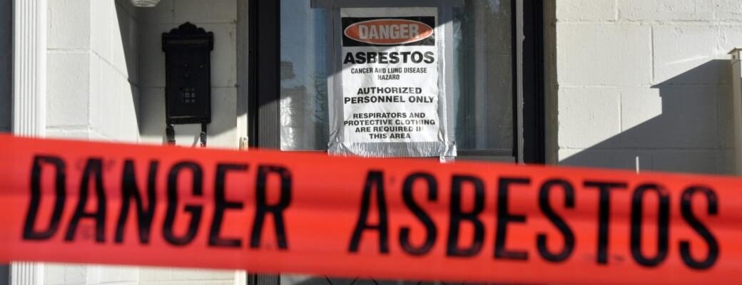 Asbestos - What is it - Danger Banner - Arizona Total Home Restoration 1040x400