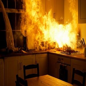 Smoke Smell Odor Removal - Kitchen Fire Damage Restoration - Phoenix AZ